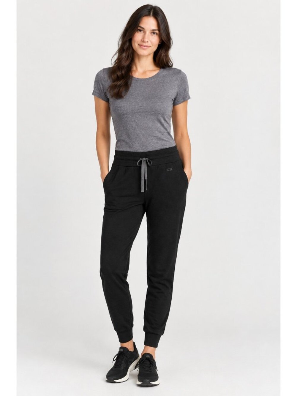 ICEBREAKER Crush Pants Women’s S Black Merino Wool Stretch Lounge Jogger NEW
